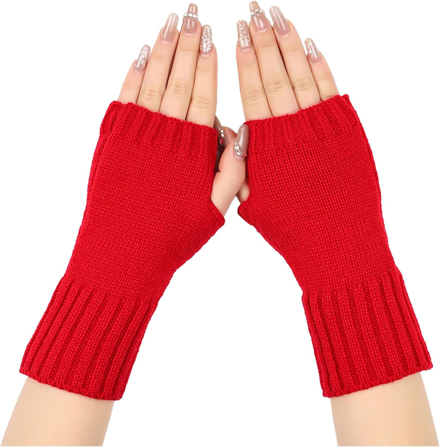 Stretchy Knit Gloves