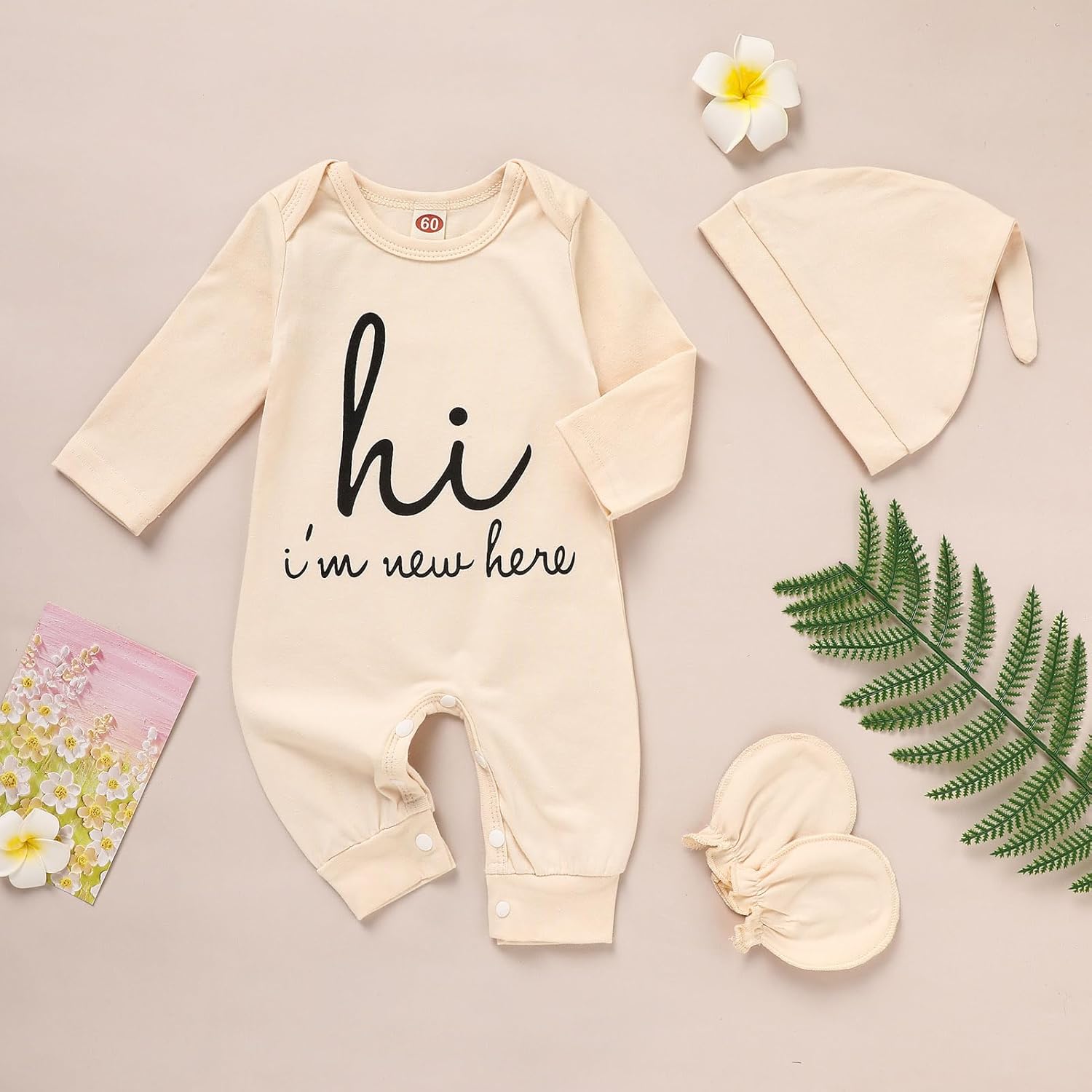 GRNSHTS Newborn Baby Romper Set