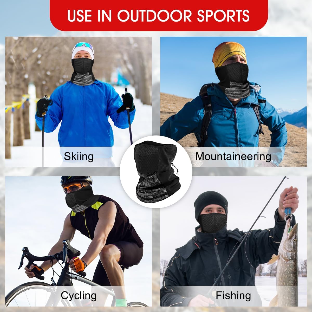 Unisex Winter Balaclava Face Cover Mask