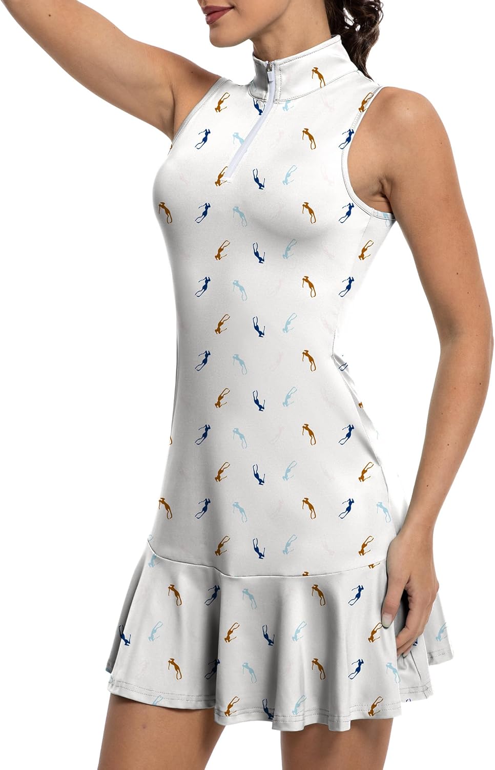Golf Tennis Sleeveless Dress for Women