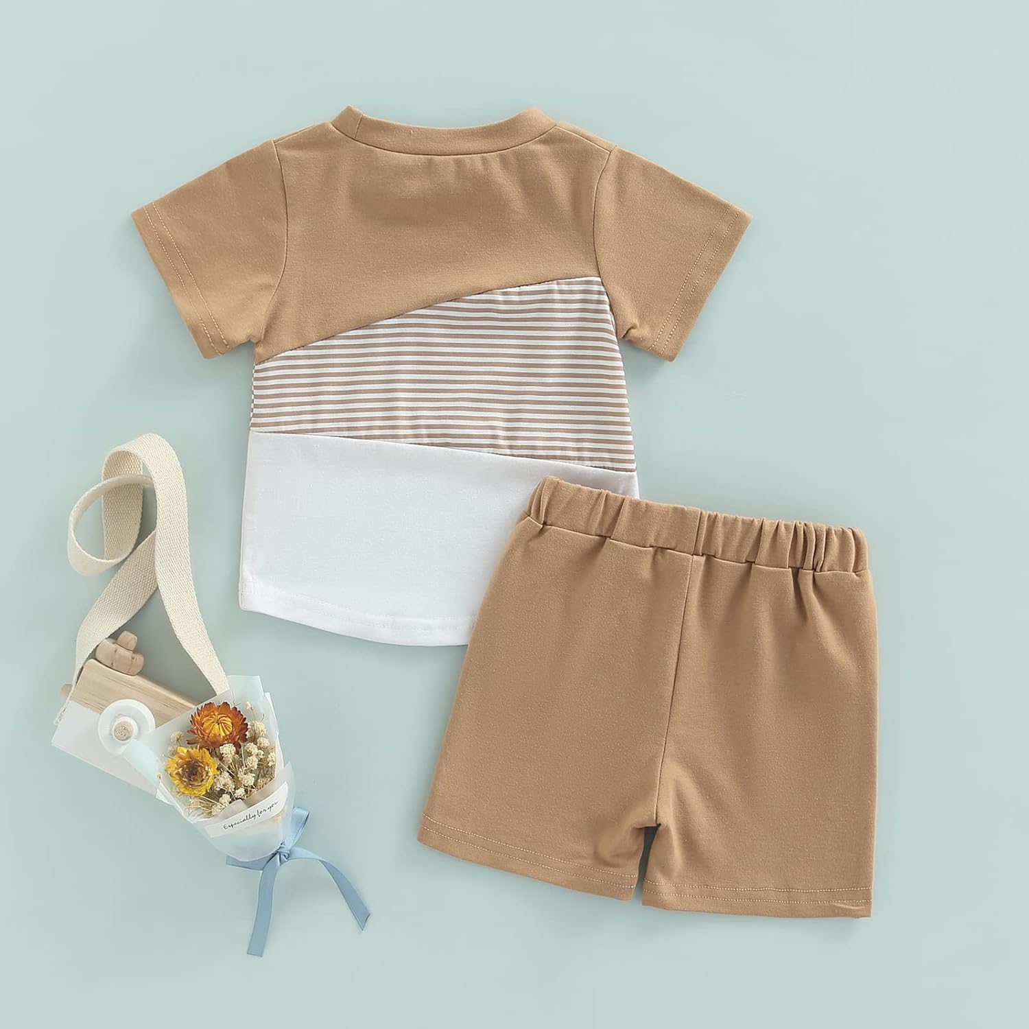 Mubineo Summer T-Shirt Shorts Set for Boys lounging wear