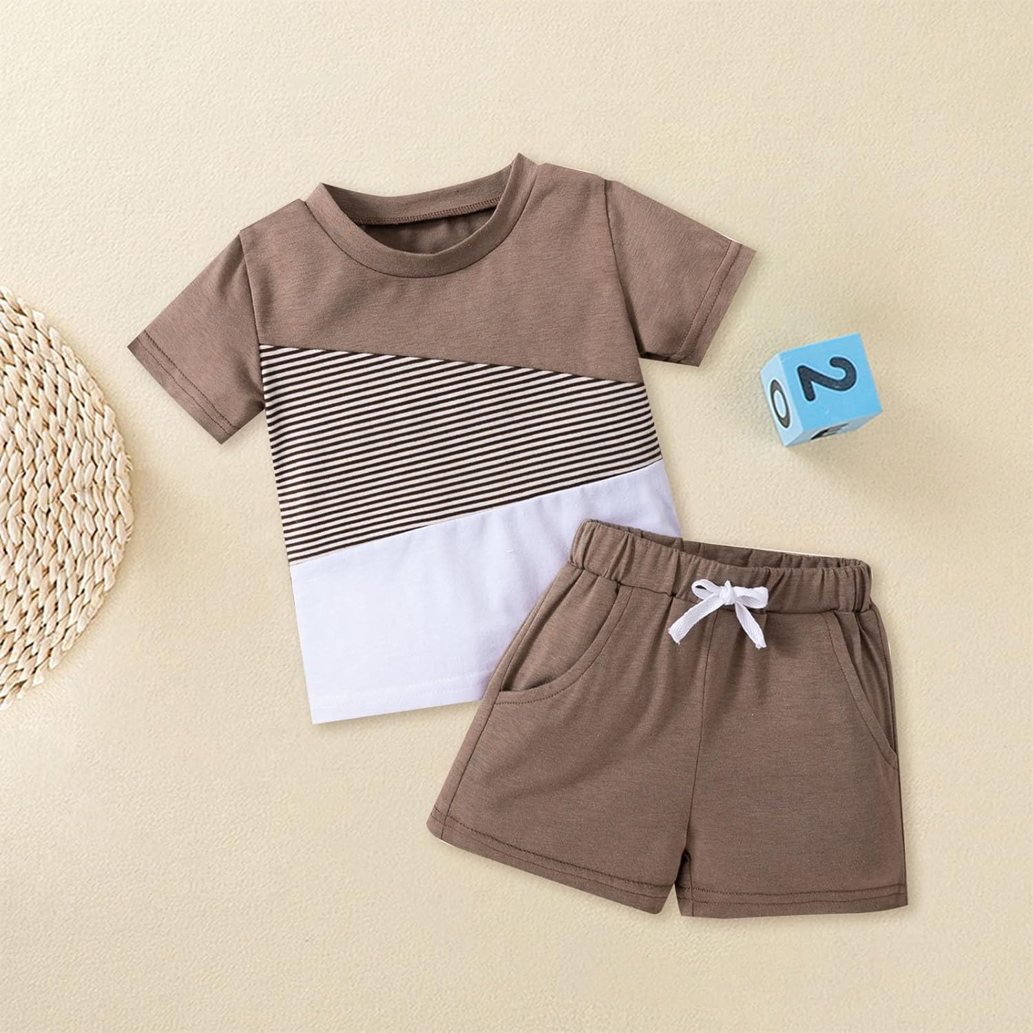 Summer Toddler Boy Shirt and Shorts Set