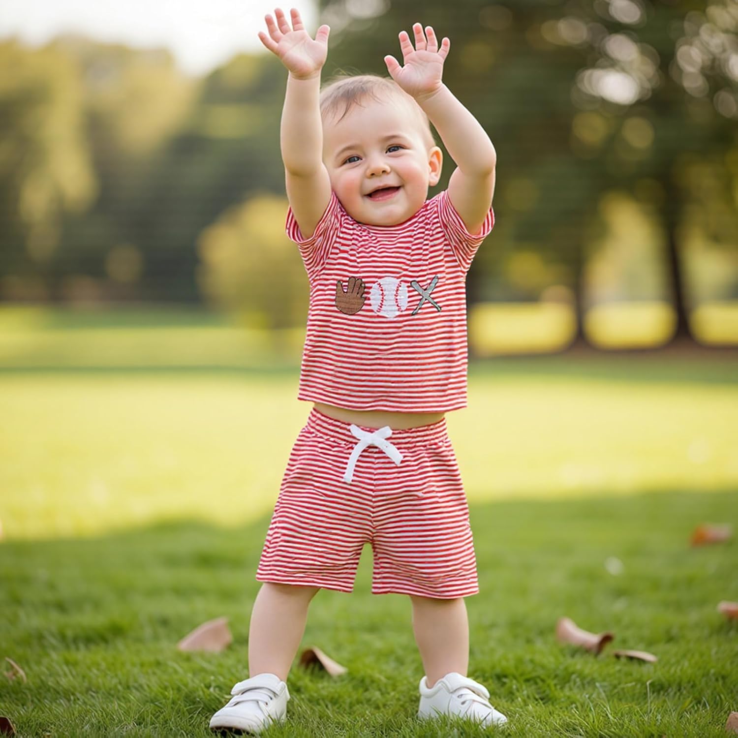DSOKUHIB Toddler Baseball Outfit for Boys and Girls