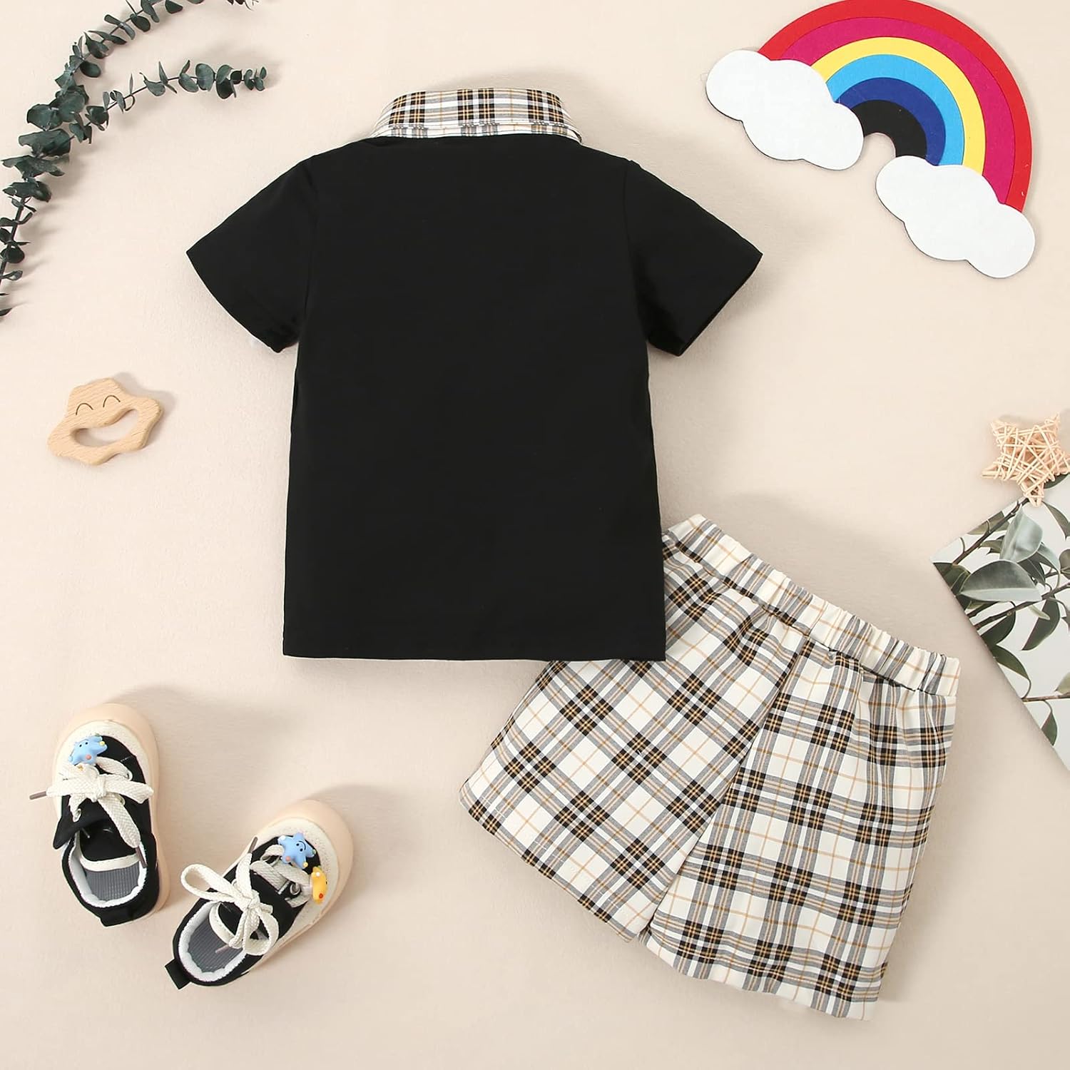 WESIDOM Toddler Boys Summer Clothing Set 2T 3T 4T 5T