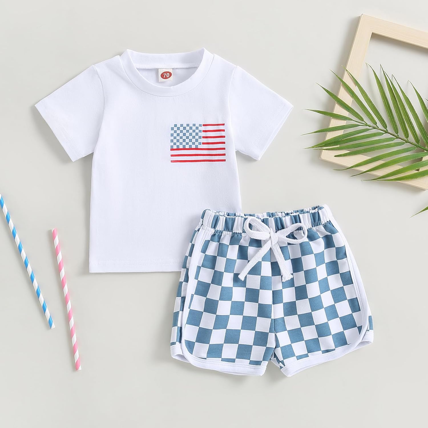 Happy 4th of July Baby Boy Outfit