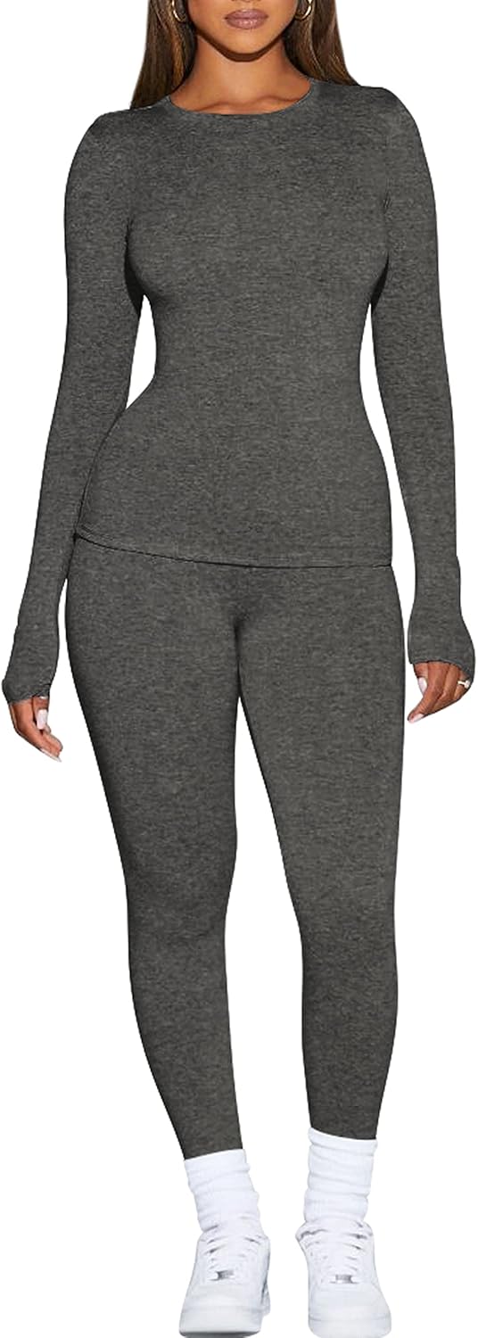 Kaximil Womens Thermal Fleece Set