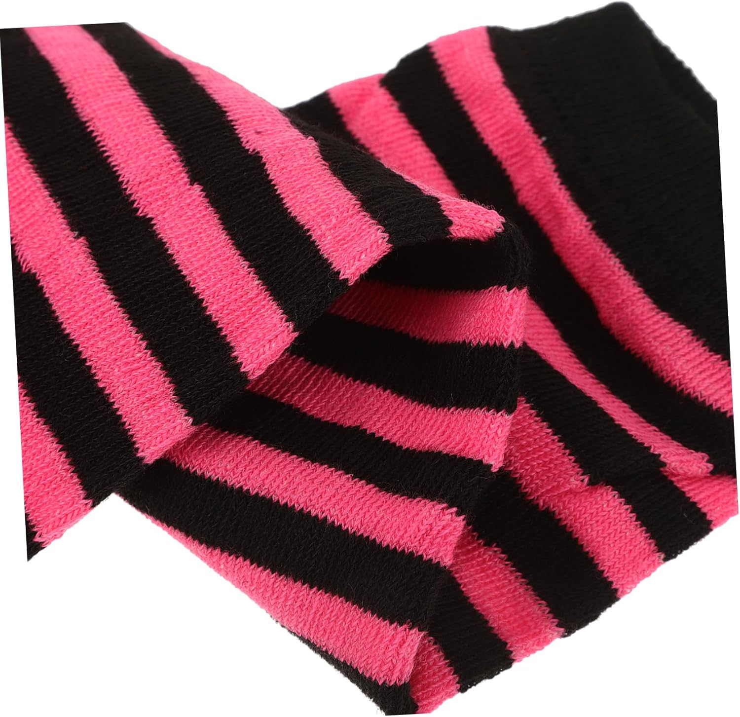 FRCOLOR Women Striped Fingerless Gloves for Winter 1