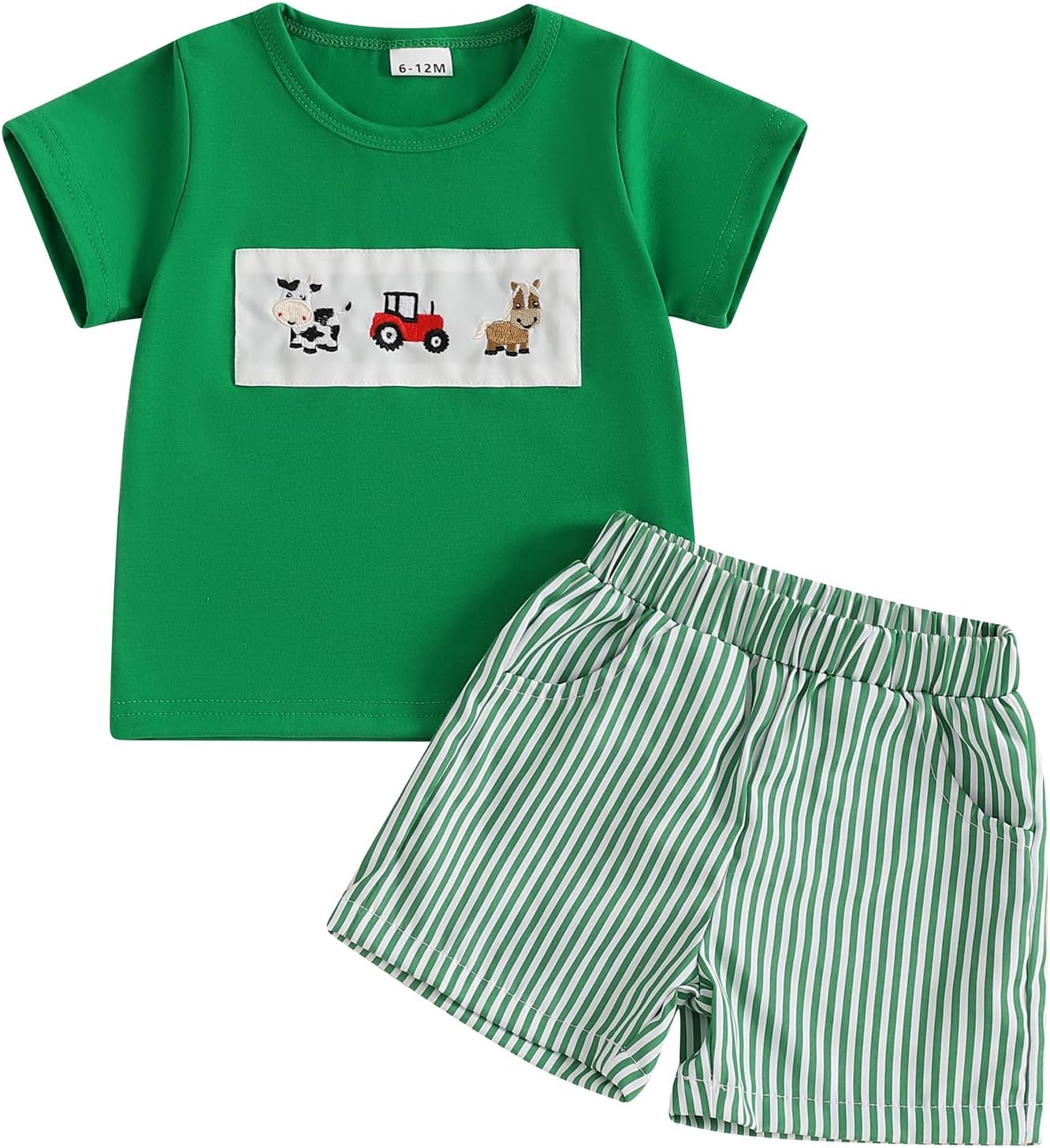 Covvoliy Baby Boy Summer Outfit Set