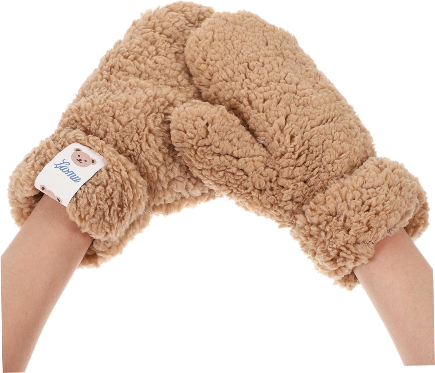 Homoyoyo Cute Winter Gloves with Plush Lining for Kids