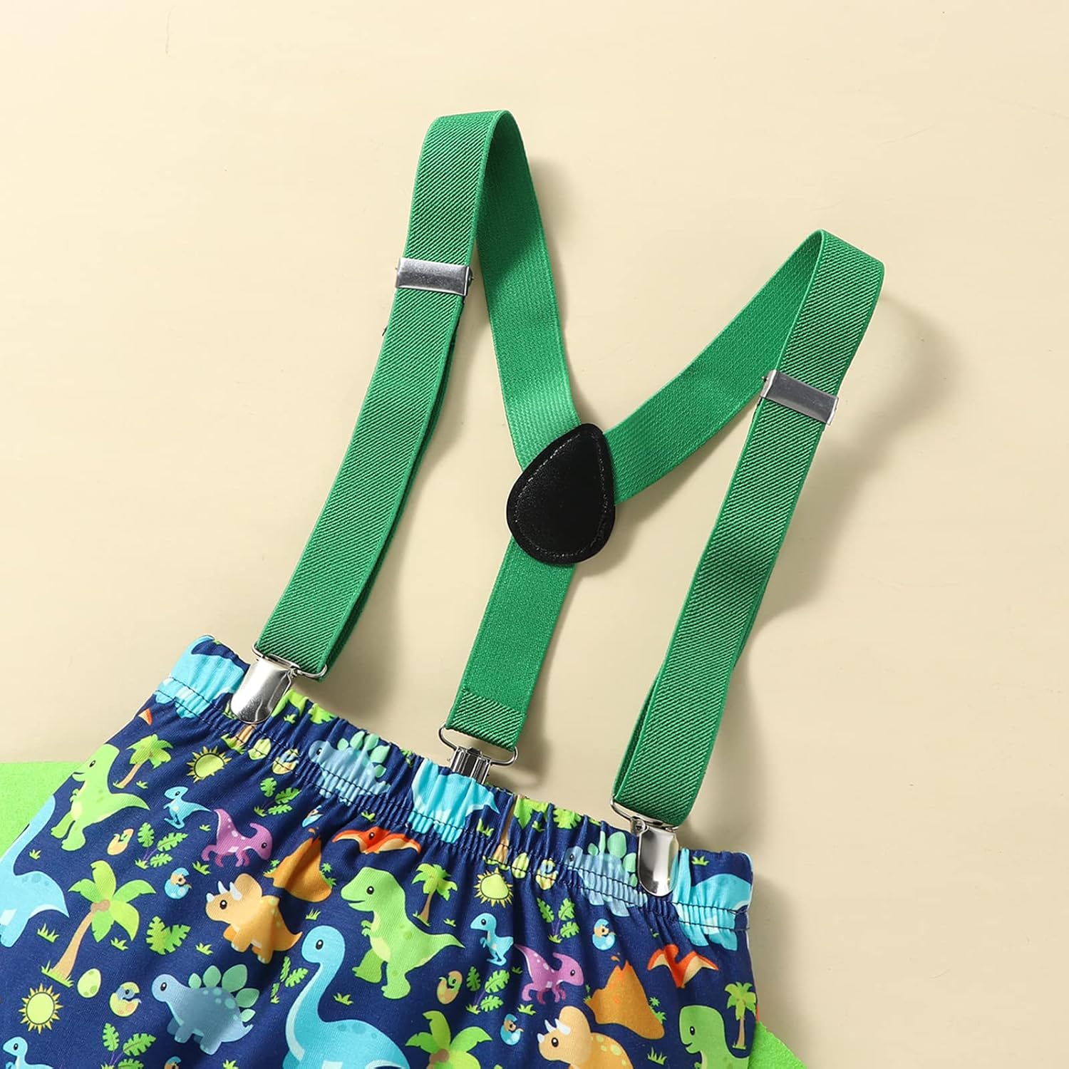 Beleva Baby Boys 1st Birthday Romper Suspenders Set