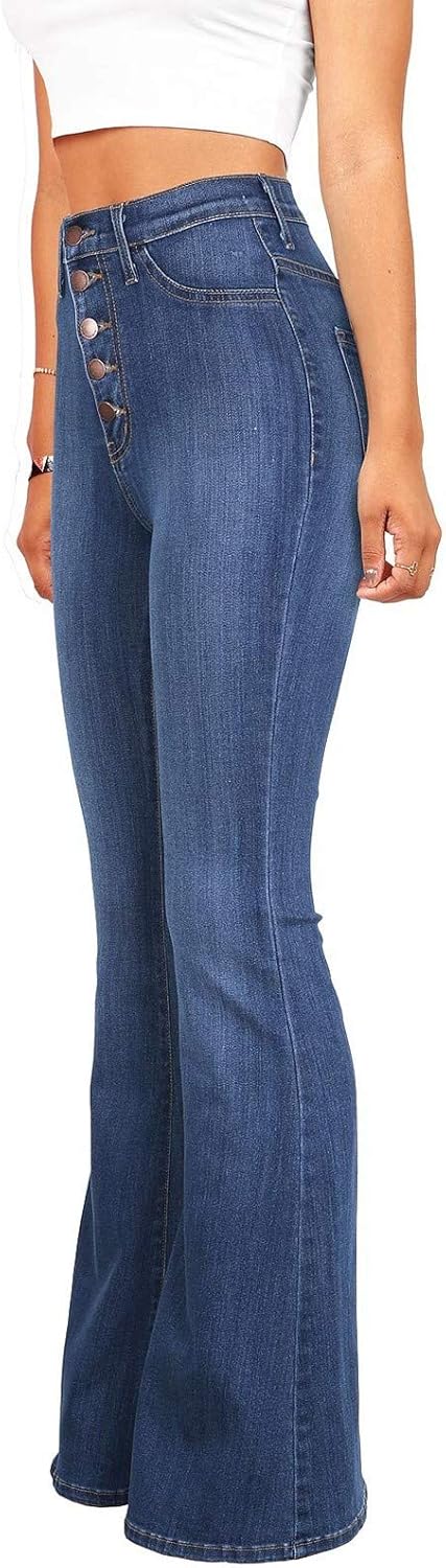 Silvia Curvy Activewear Slim Fit Bootcut Jeans Womens Plus Size