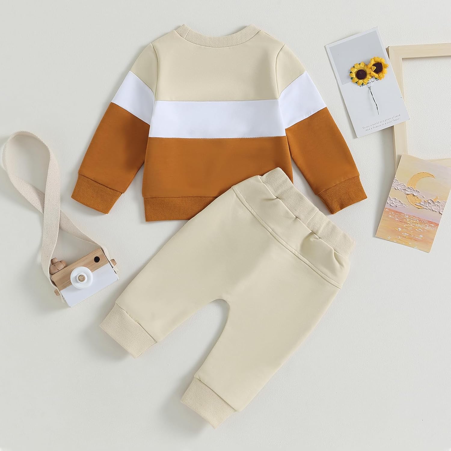 Partclots Newborn Baby Boy Fall Suit 2pcs Clothes Set