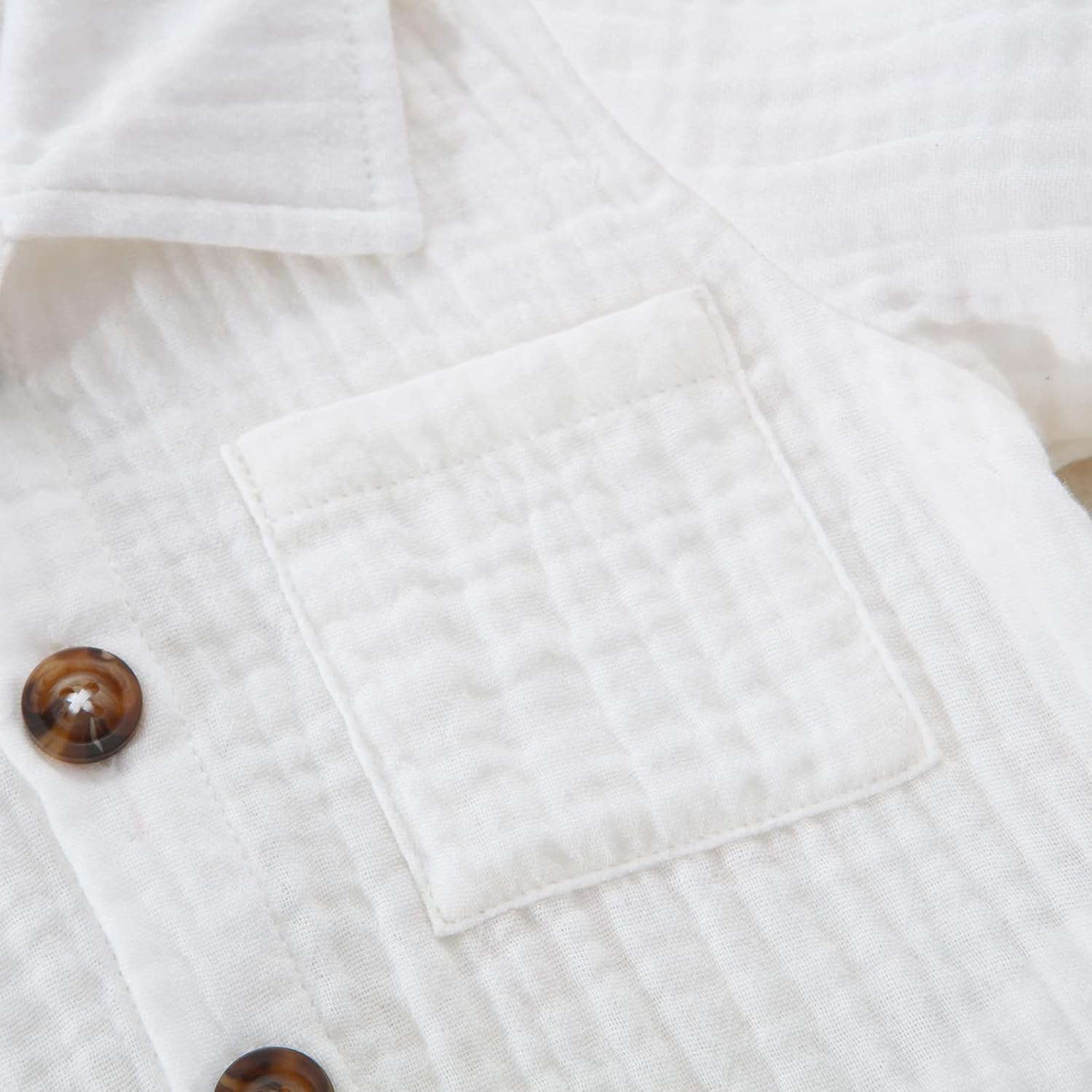 SHIBAOZI Toddler Boy Summer Outfit 2PCS Button-Down Shirt Shorts with Pockets