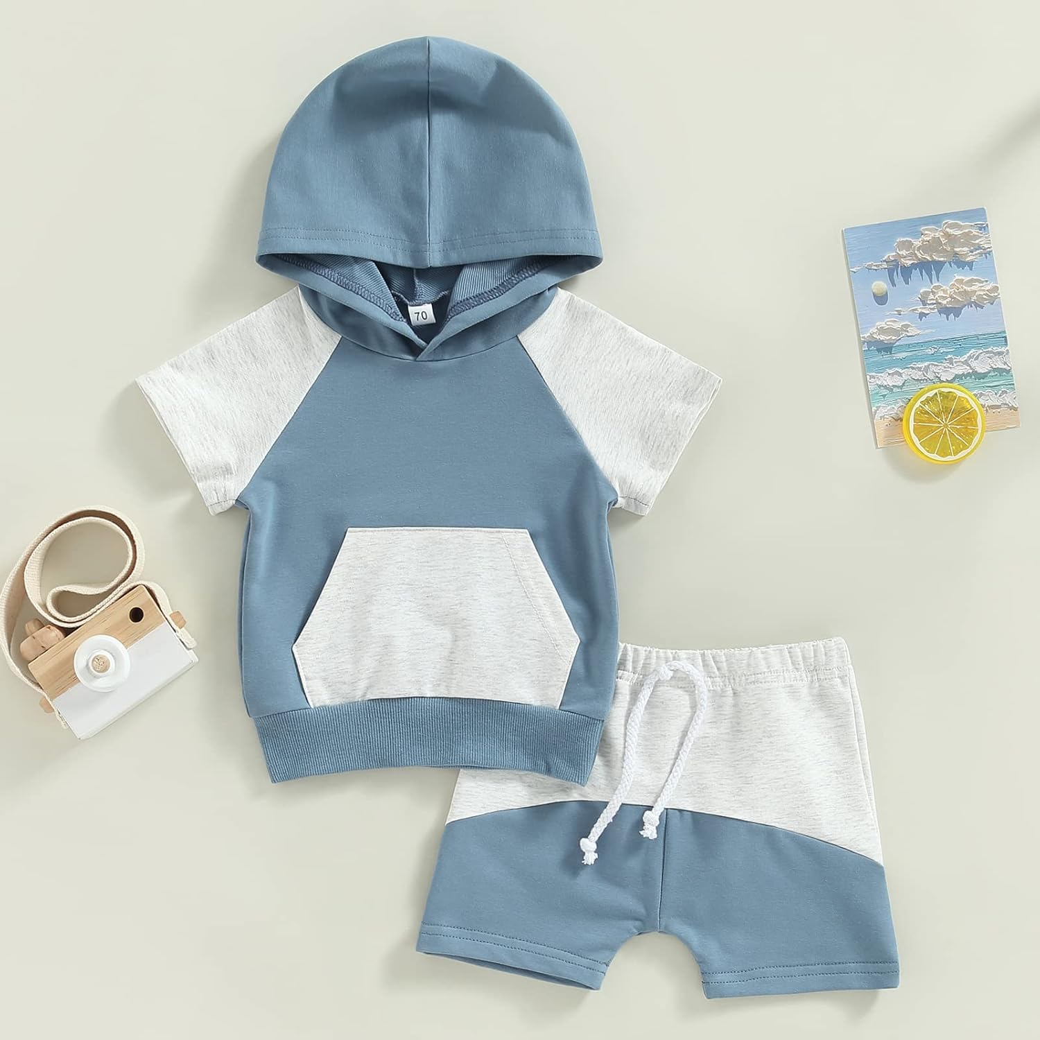 Karesoull Toddler Summer Set - Soft Cotton for Boys Ages 0-3