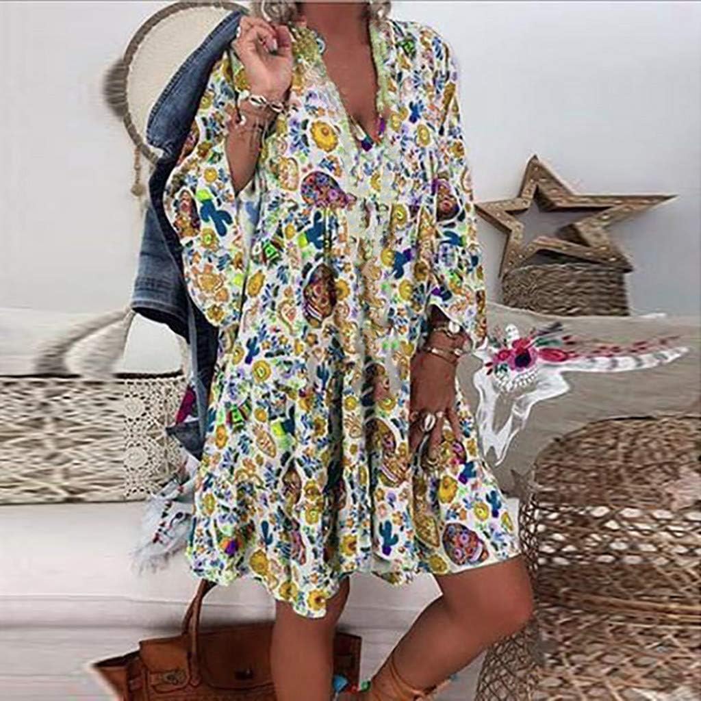 Casual Boho Dress for Women Trendy Summer beach Outfit 2025