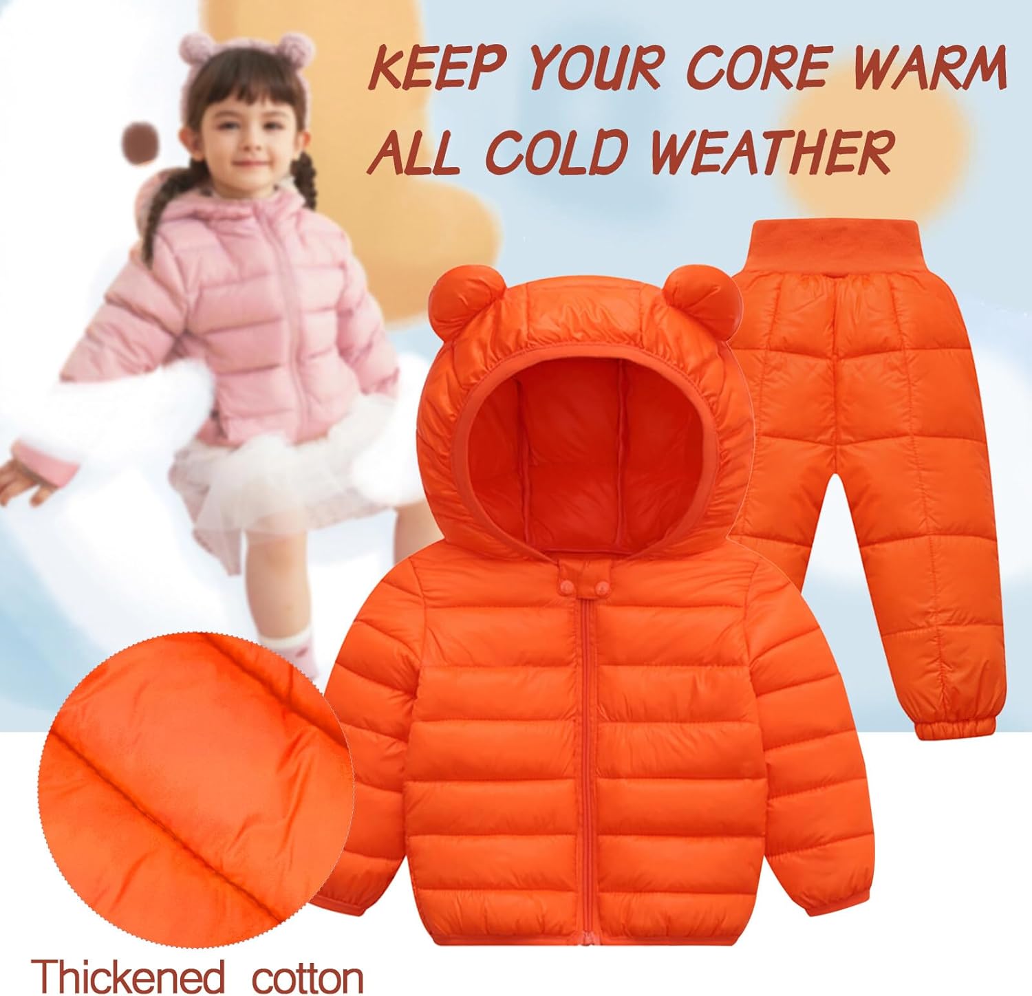 Happy Cherry Two-Piece Winter GelCaps for Babies