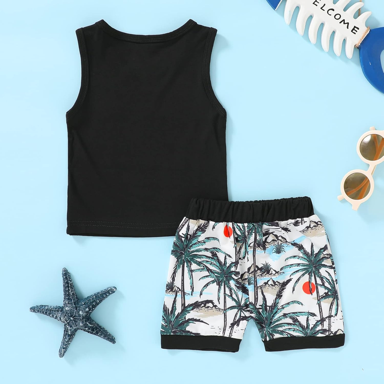 Younger Tree - Fun Summer Outfits for Toddlers Kids