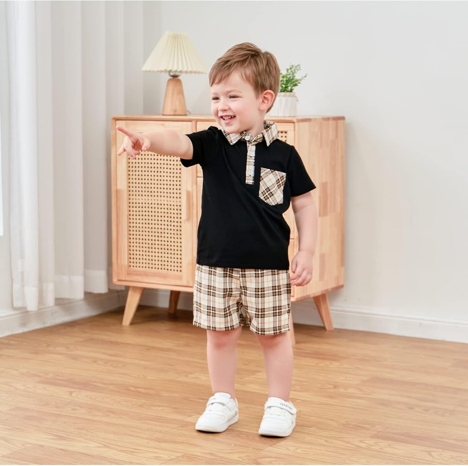 WESIDOM Toddler Boys Summer Clothing Set 2T 3T 4T 5T