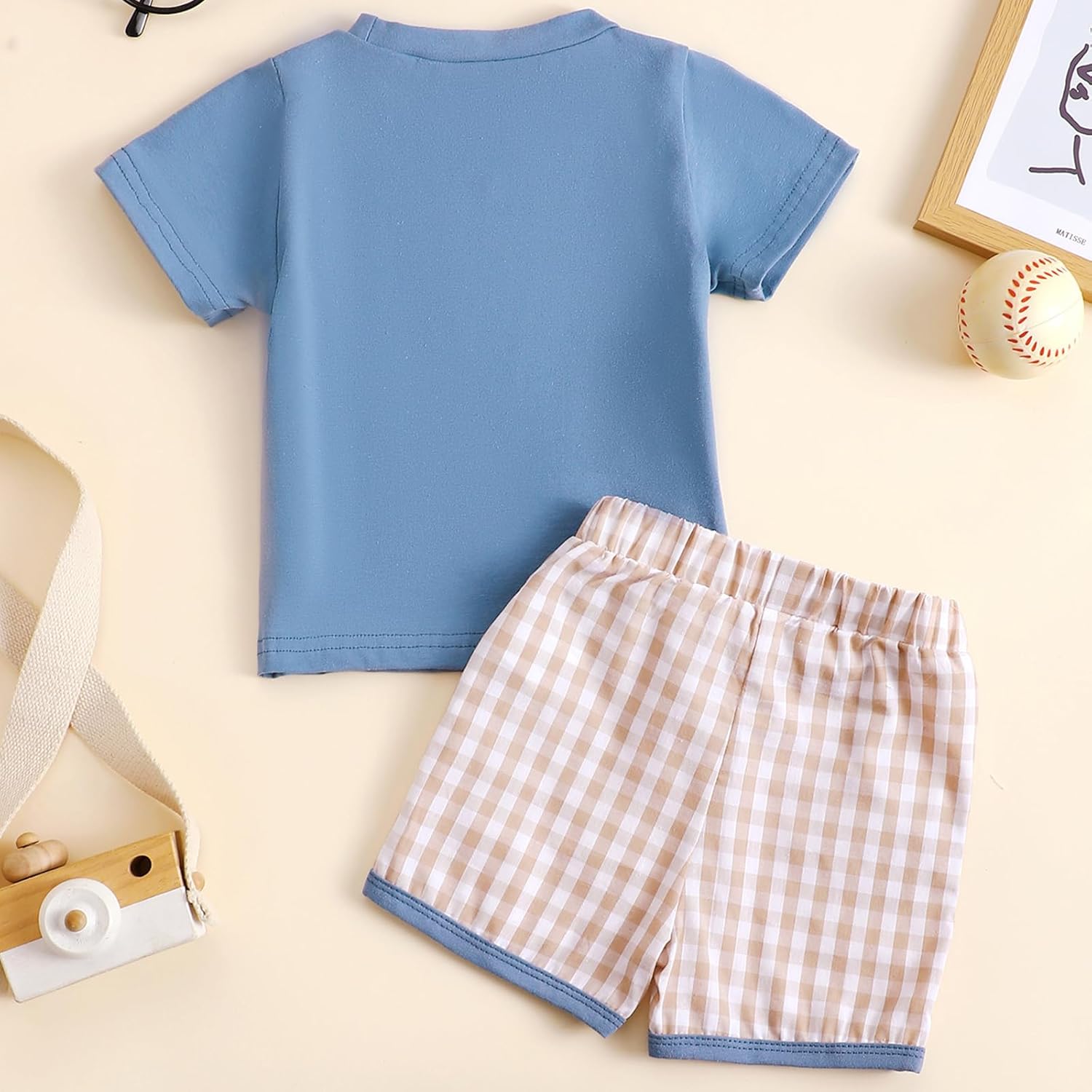 Sreakeio Toddler Baseball Outfit Set for Boy
