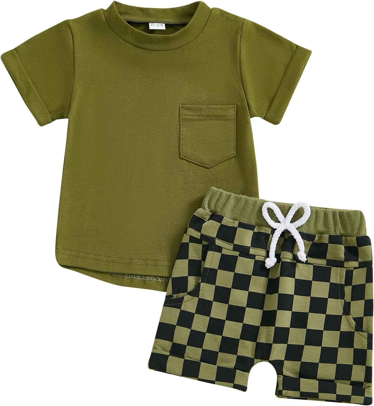 Kuriozud Toddler Boys Summer Outfit 3-24 Months