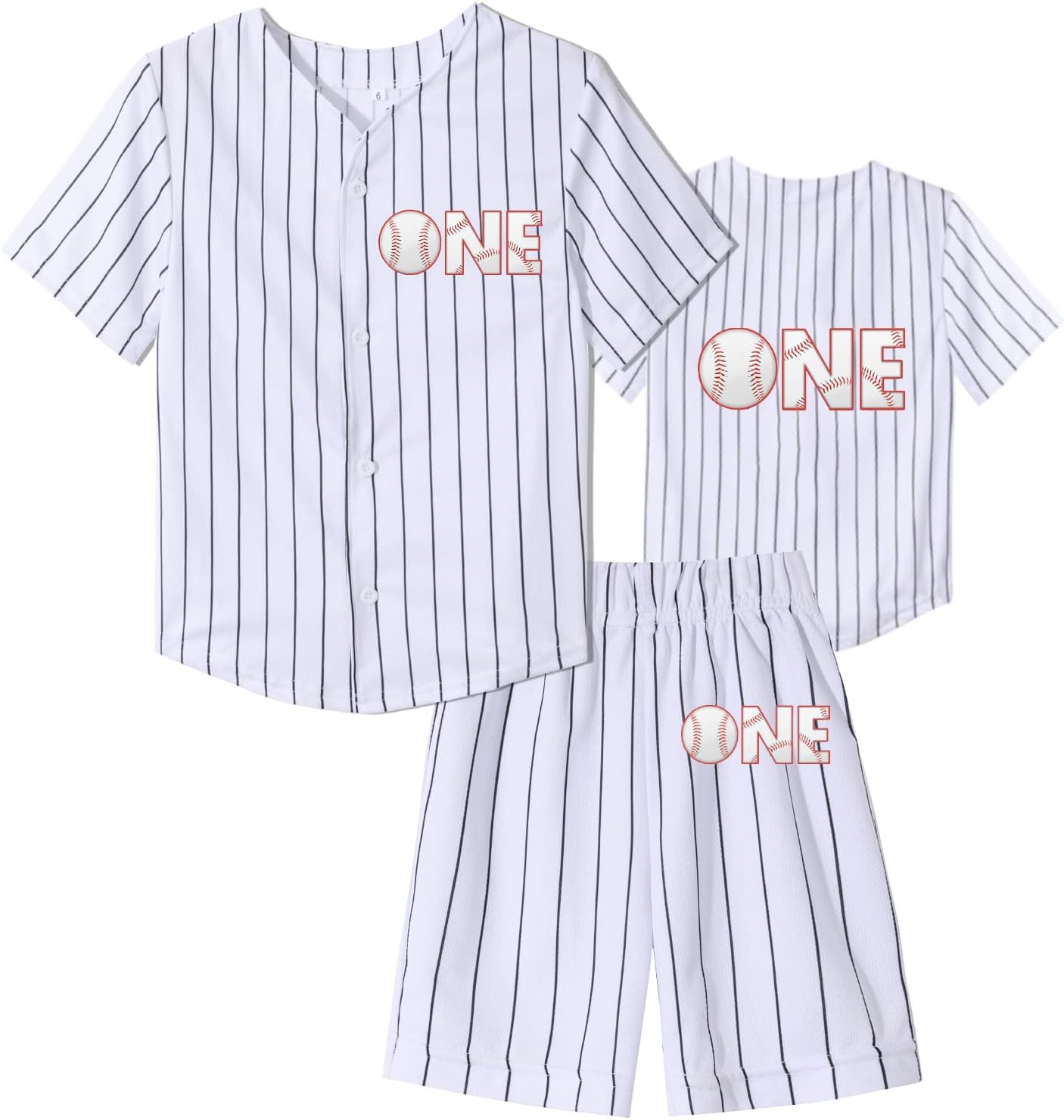 Comfortable Baseball Short and Shirt Set for Kids