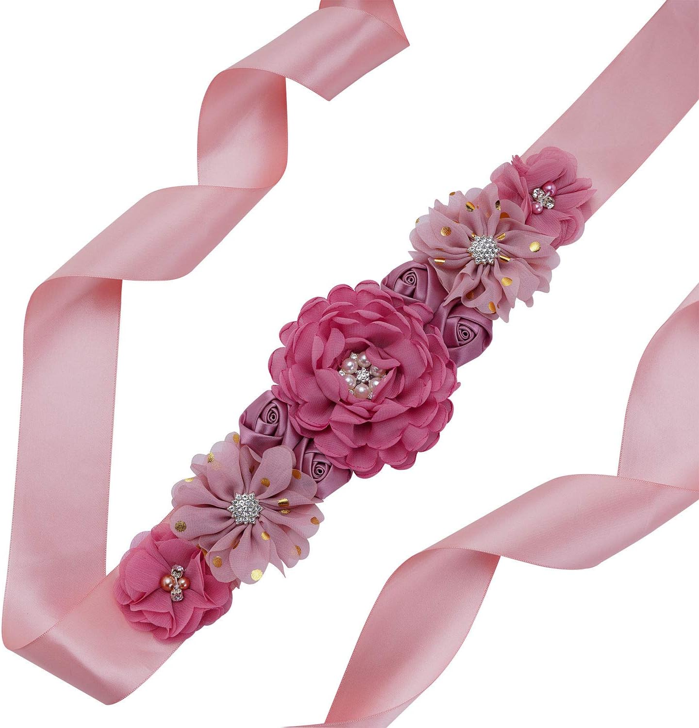 Elegant Floral Maternity Sash