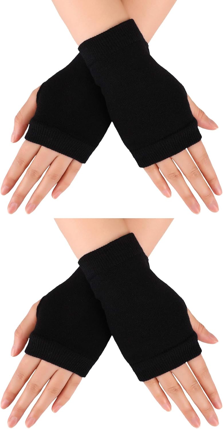 Blulu Fingerless Driving Gloves for Men Women