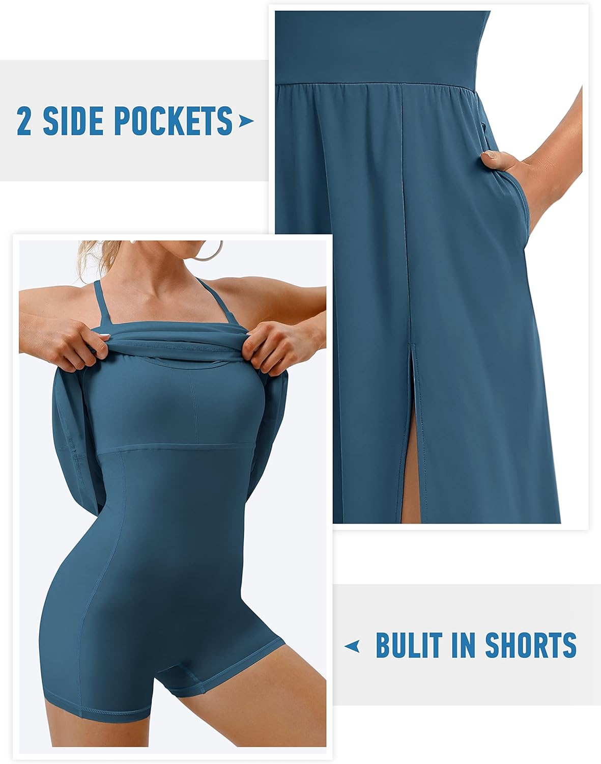 Ewedoos Adjustable Athletic Dress for Women Tennis Golf Outfits