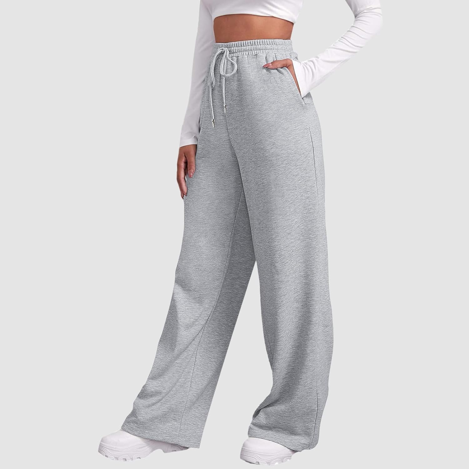 Baggy Floral Print Unisexemale Fall Joggers with Pockets