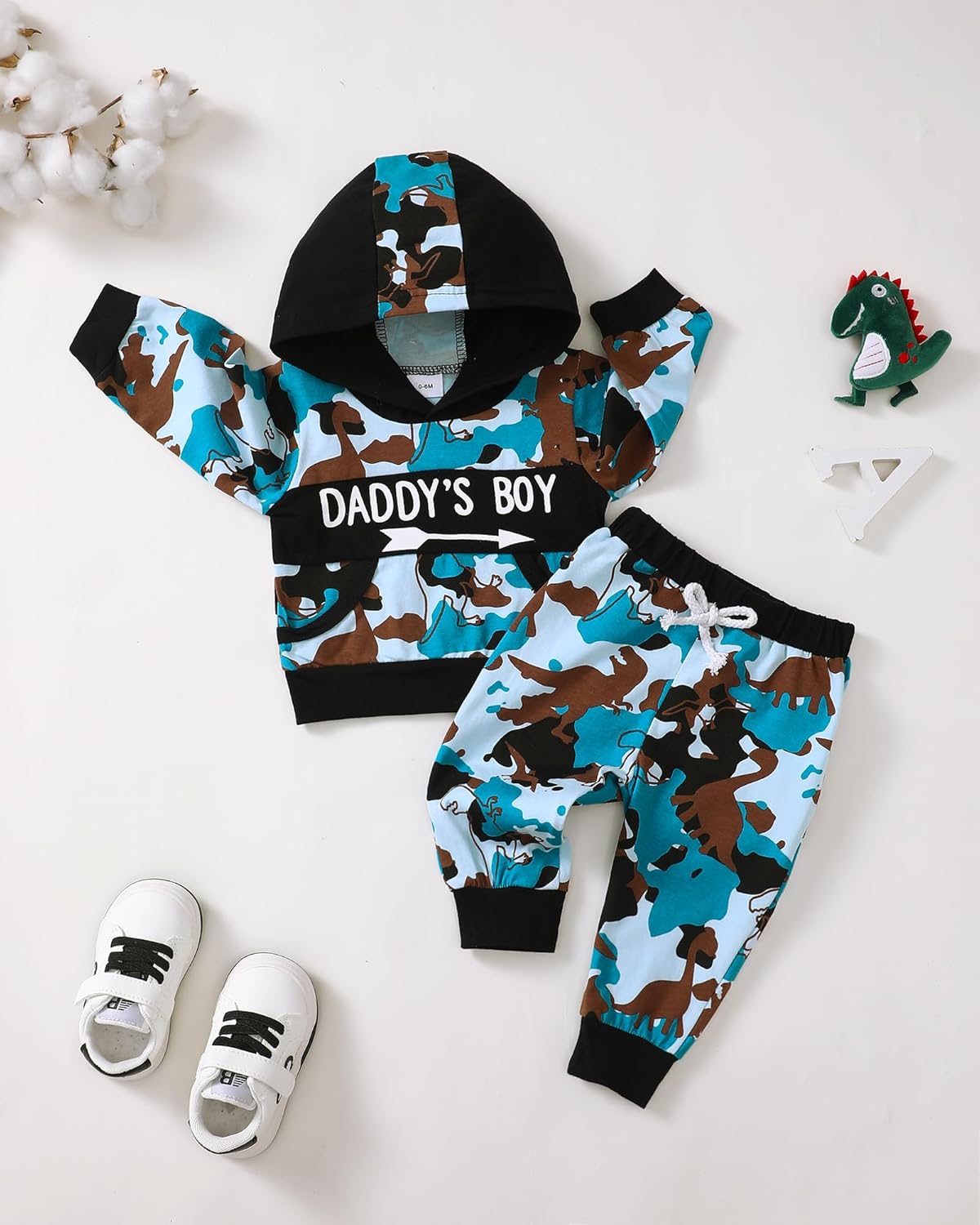 Camouflage Long Sleeve Baby Set for Boys