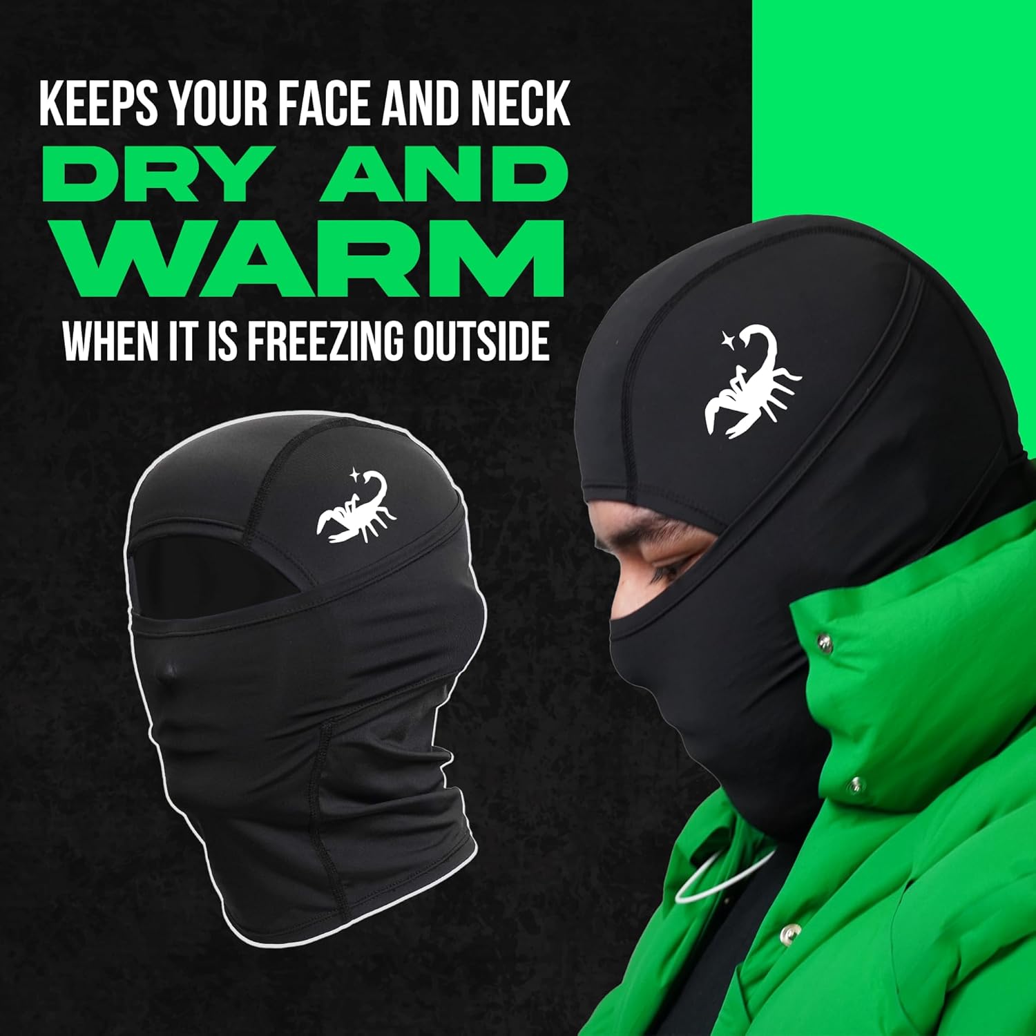 GC Mechna True Elite Hyperwarm Full Face Ski Mask Balaclava