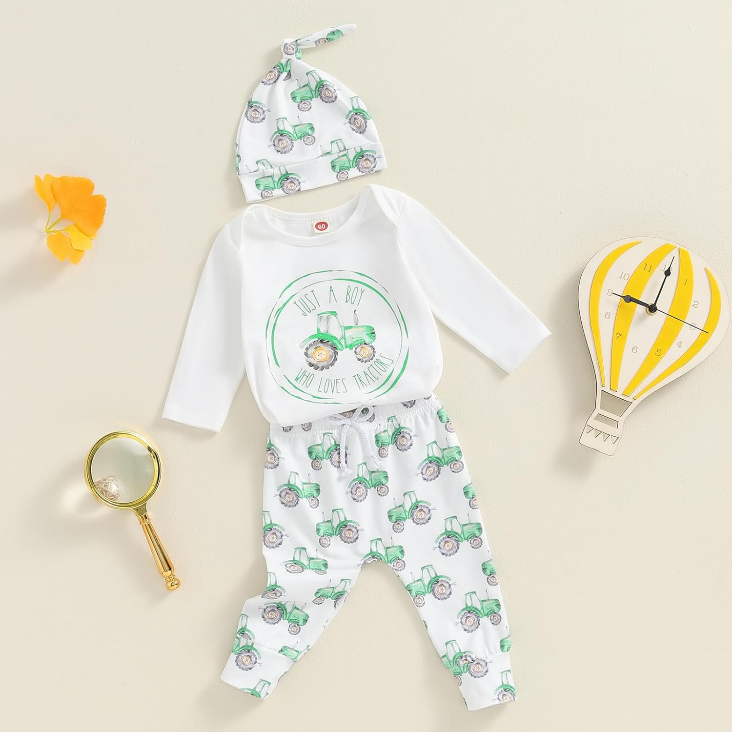 US-Bred Newborn Baby Tractor Outfit