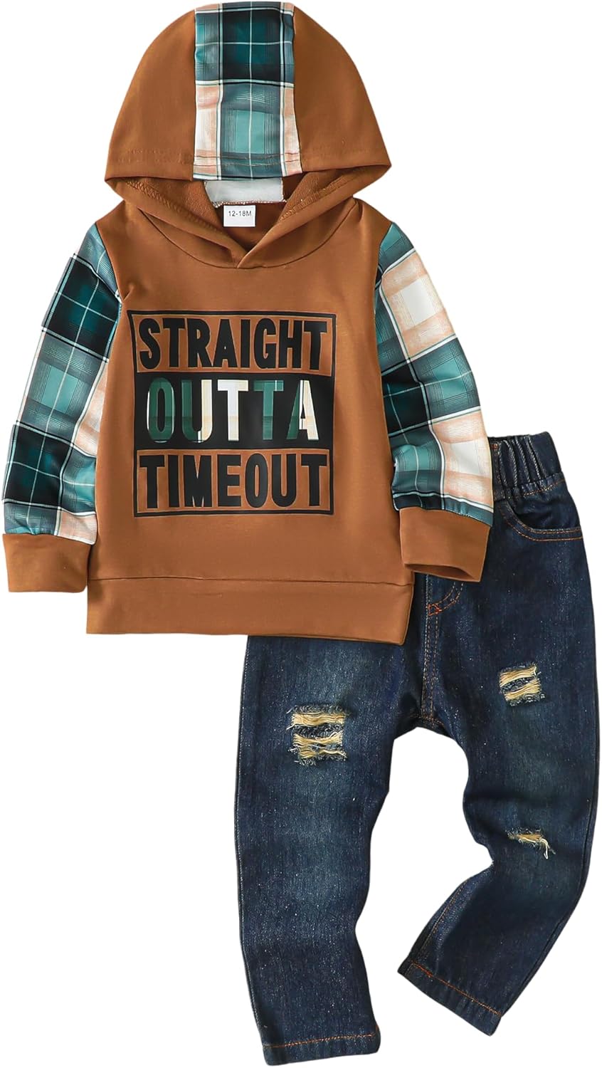 Saeaby Boys Cool Winter Outfit Set