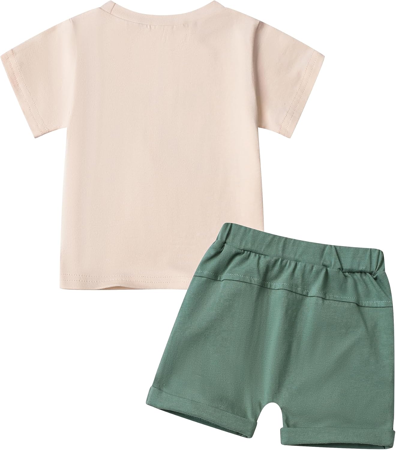 Soft Stretchy Toddler Boys Summer Outfit Set