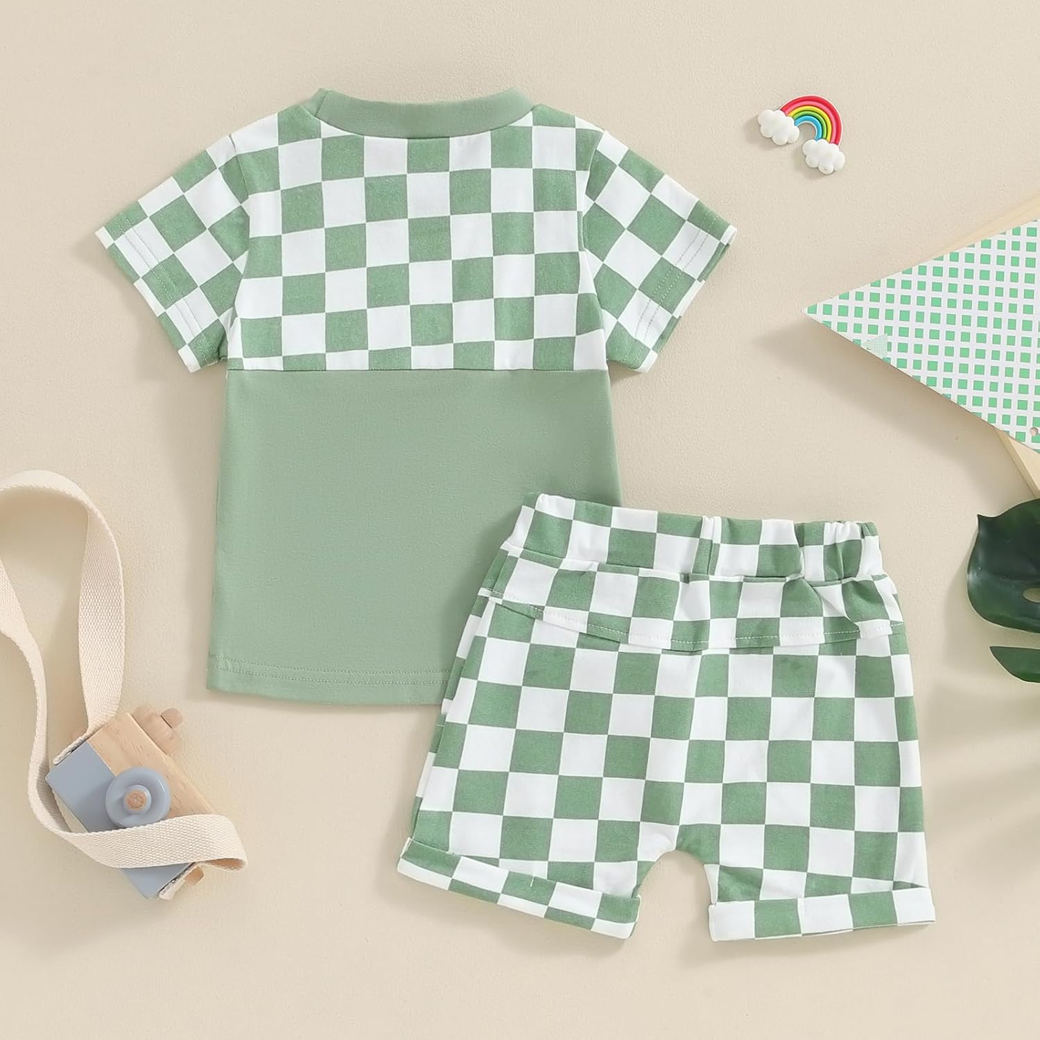 Yoawdats Baby Boy Summer Outfit 2Pcs Set