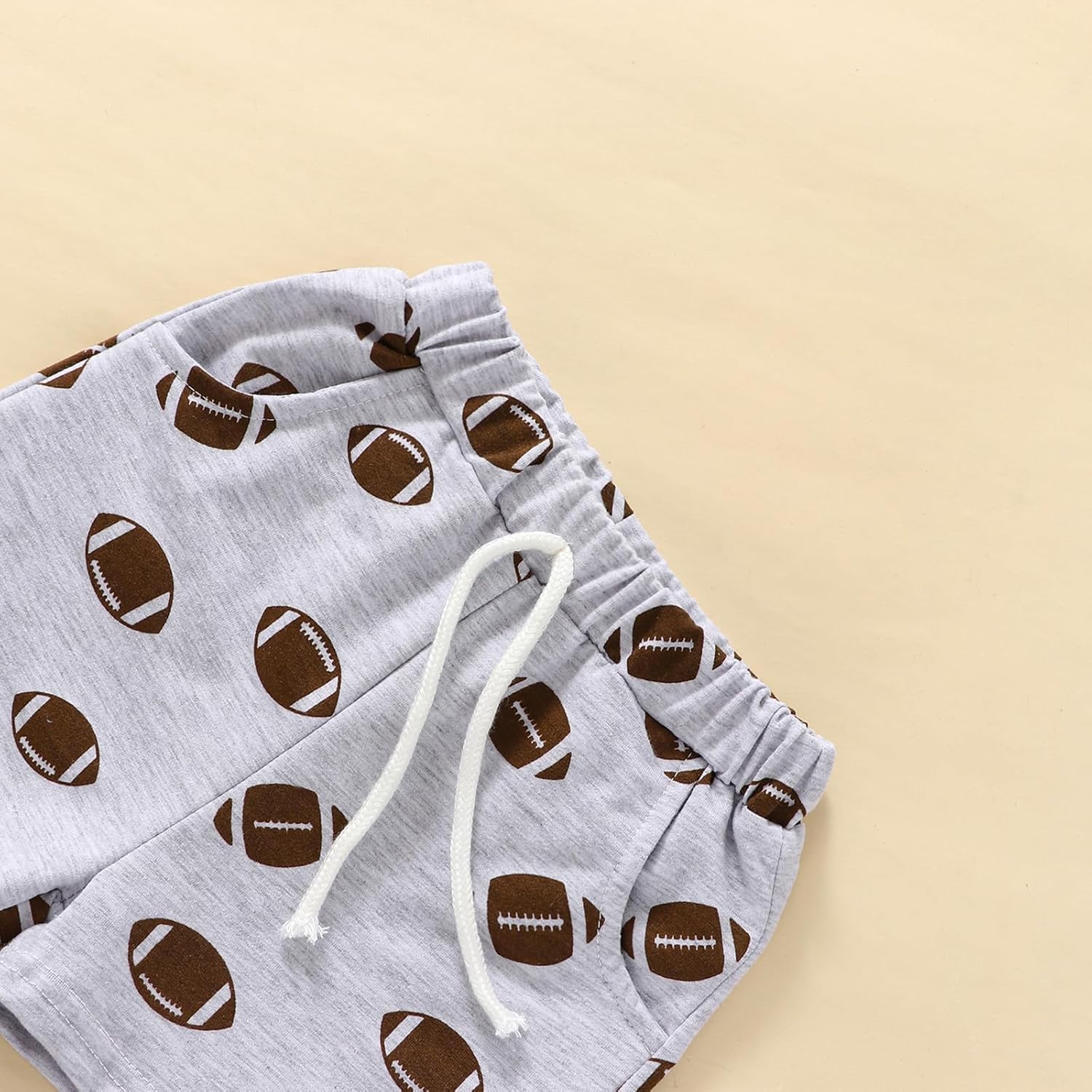 Xiaodriceee Toddler Boys Football Game Outfit Set