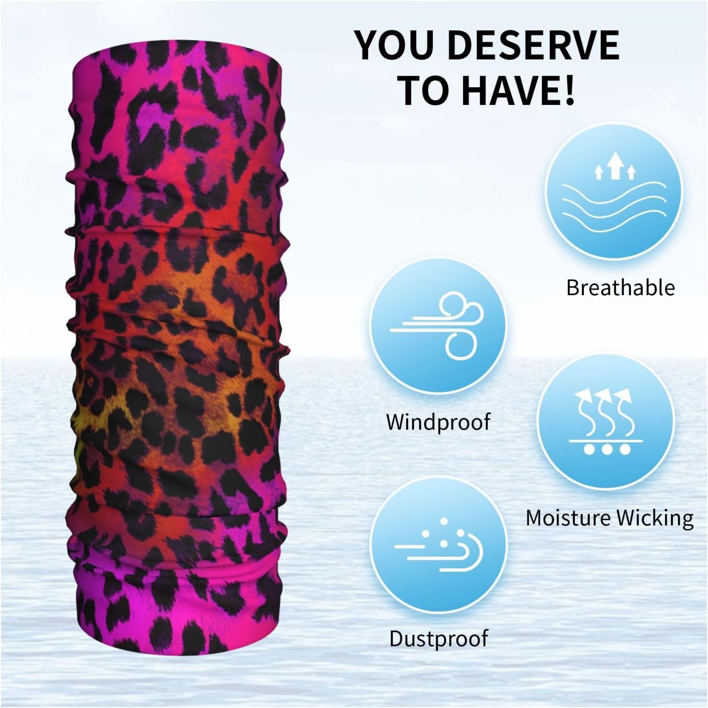 Durable UV Dust Protection Face Cover for Men Women
