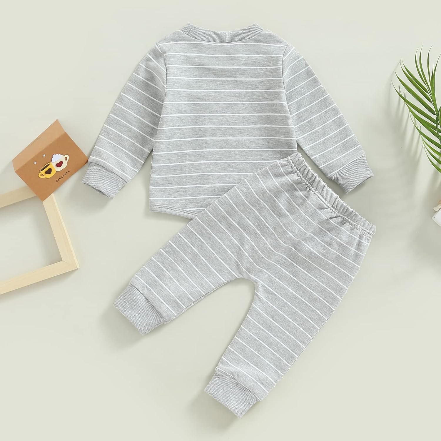 Patchwork Long Sleeve sweatshirt with Stripe Print for Toddler Boys