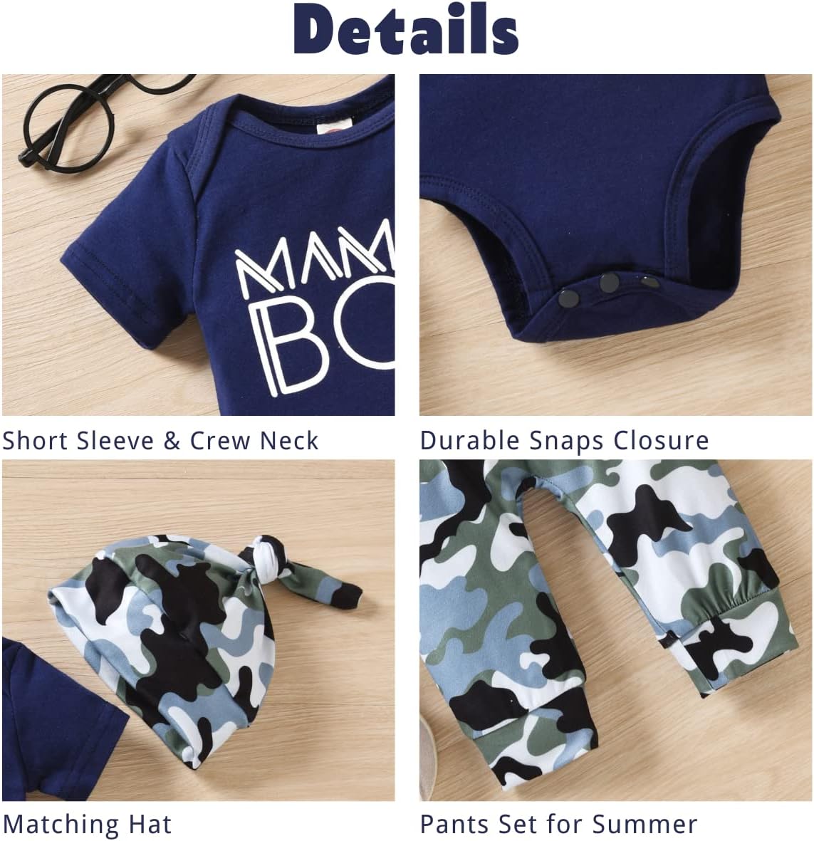 Aalizzwell Baby Summer Outfit Multi-Size Soft Cotton High Quality