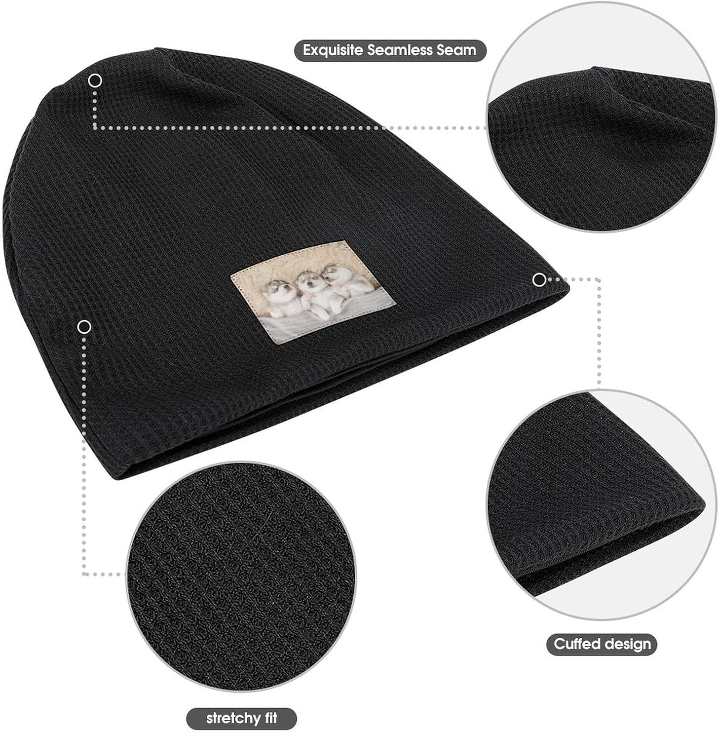 BTTLLKE Unisex Winter Fleece Beanie Hat Skull Cap for Men Women