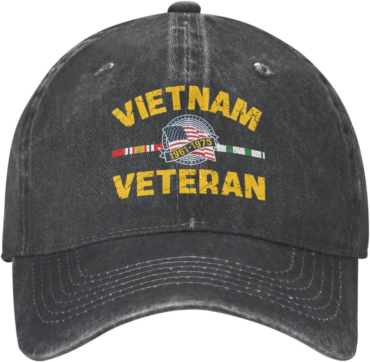 1961-1975 Vietnam Veteran USA Flag Freedom Dayfighter Hat Premium