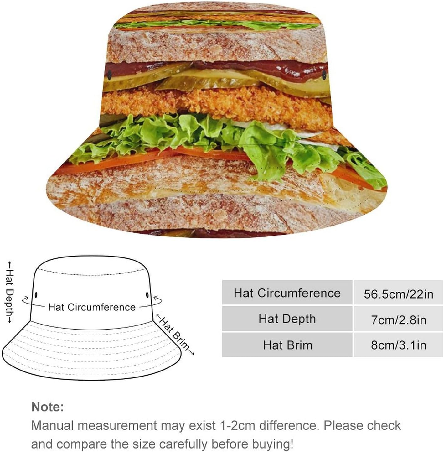 Bargley Sun Wind Protector Bucket Hat