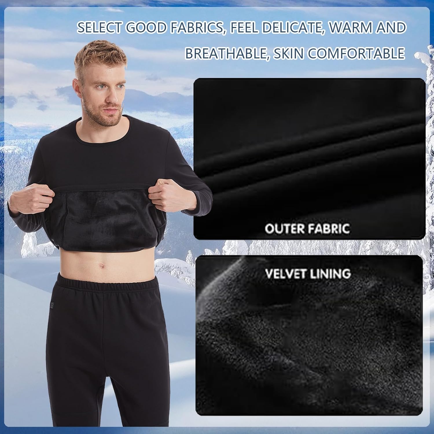YANYNGS USB Heated Top Womens -16 Heating Zones - Warming for Cold Winters