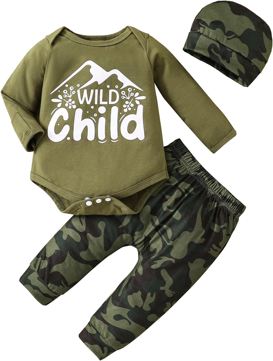 MVUOCR Toddler Boys Fall Romper Set