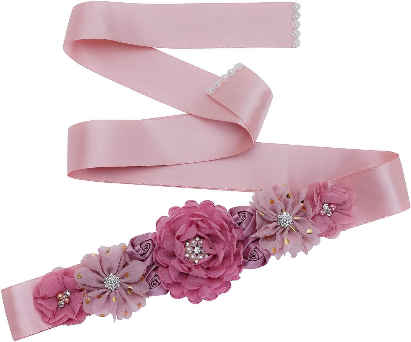 Elegant Floral Maternity Sash