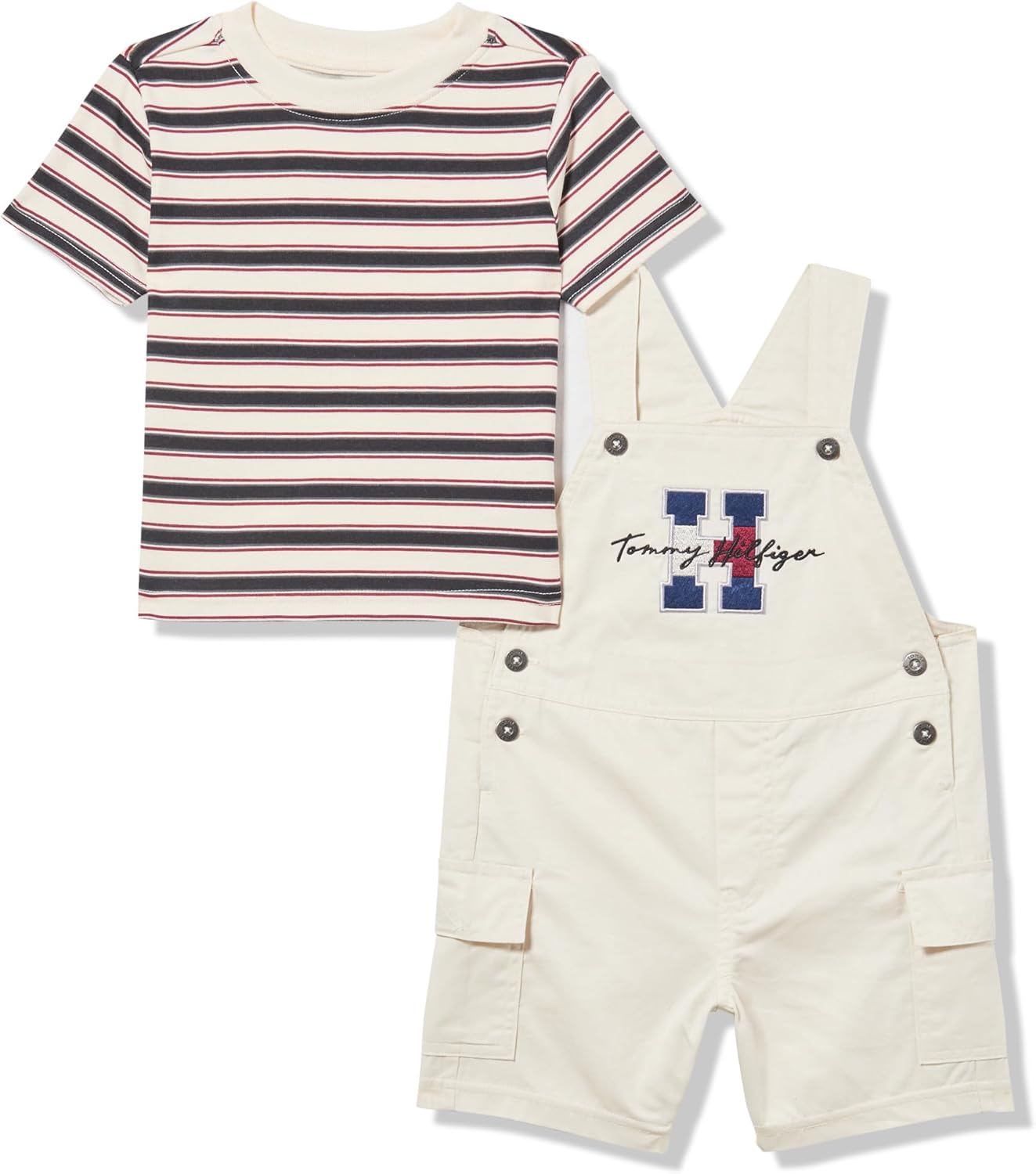 Tommy Hilfiger Baby Boys 2pc Stylish Essentials Short Set