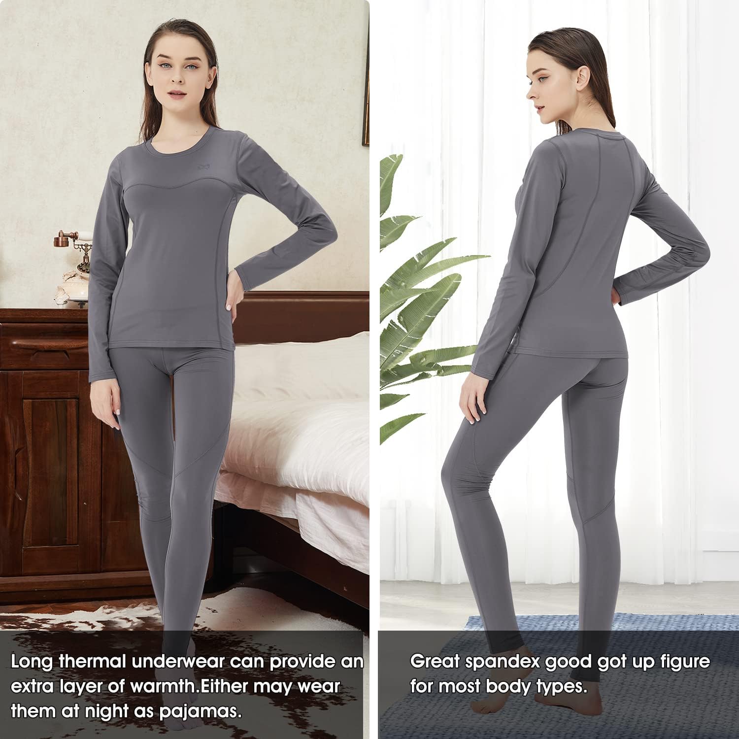 Sleek Thermal Set for Skiing Style