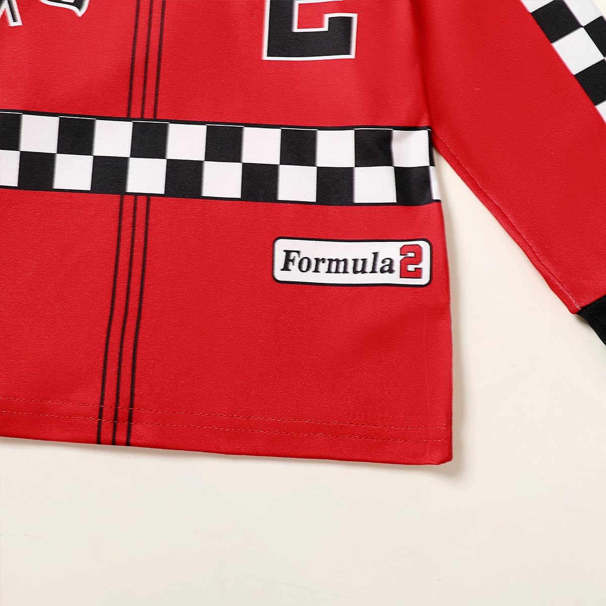 2nd Birthday Race Car Driver Outfit for Baby Boys