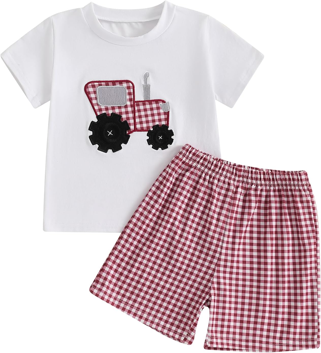 Weekend Tractor Glory Toddler BOYS summer Outfits Set