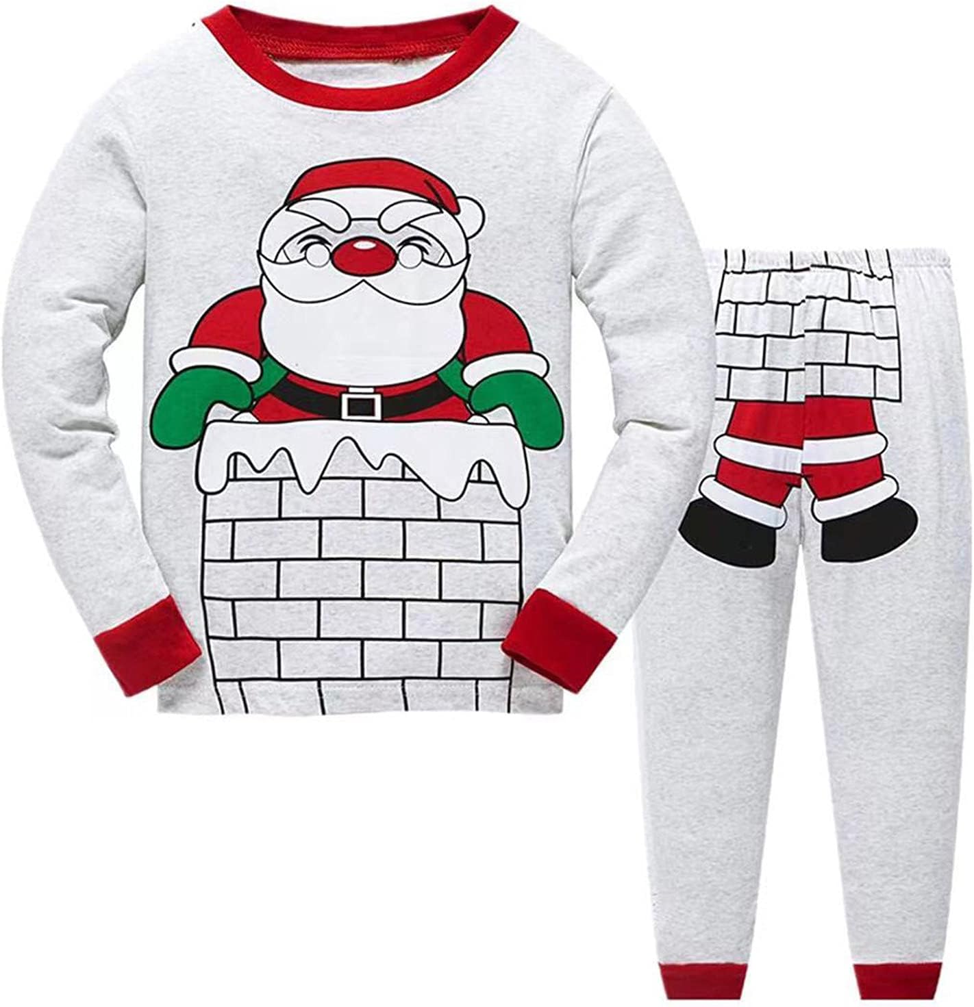 Qfajcp Christmas Outfit Set Boys Girls